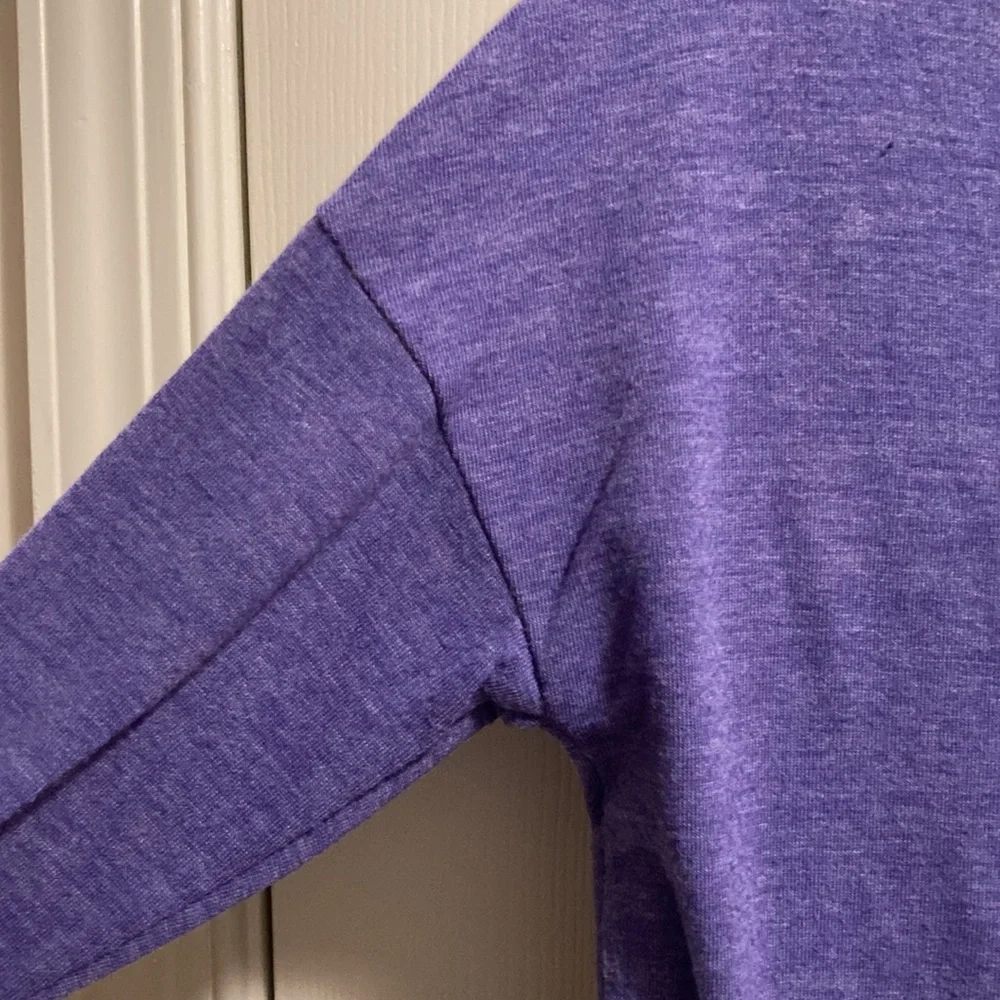 Old Navy Purple 3/4 Length Sleeve Top (size Child’s XL)